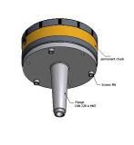 CIRCULAR PERMANENT MAGNETIC CHUCK 