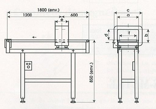 Automatic tunnel demagnetizer type DTA