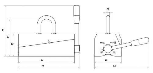 20.02 Permanent magnetic lifter type NEOLIFT