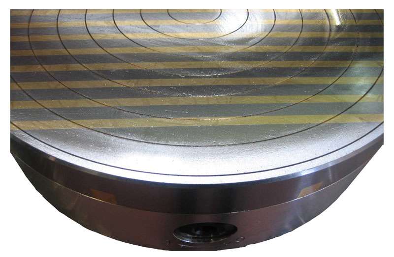 circular magnetic chuck optional auxiliary top plates